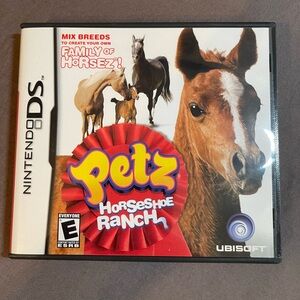 Nintendo DS Petz Horseshoe Ranch Game